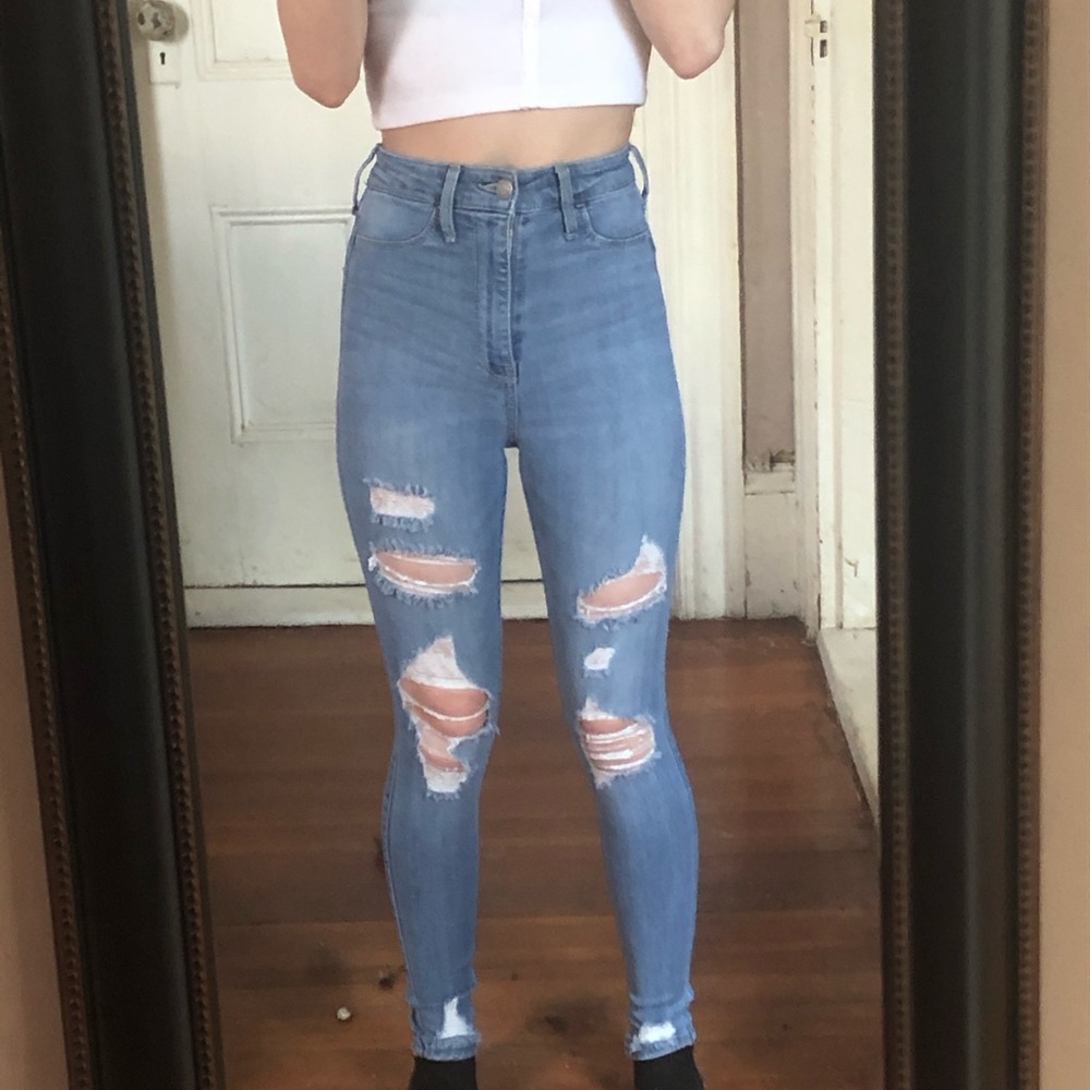 hollister ultra high-rise jean legging (00S)